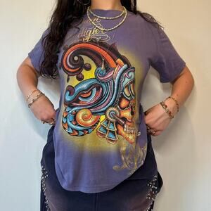 Ed Hardy y2k Skull Tee